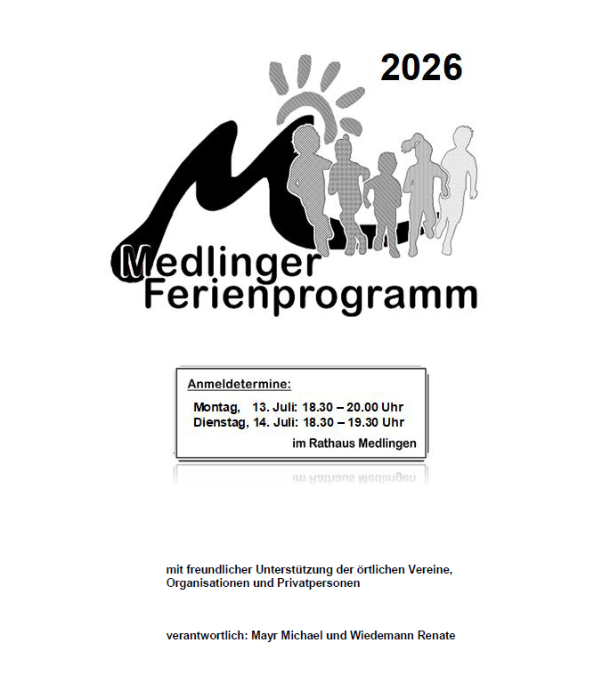 Titelseite Ferienprogramm 2026